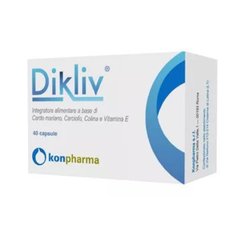 Konpharma Dikliv Integratore Benessere Funzione Epatica 40 Capsule Konpharma Dikliv Integratore Benessere Funzione Epatica 40 Capsule