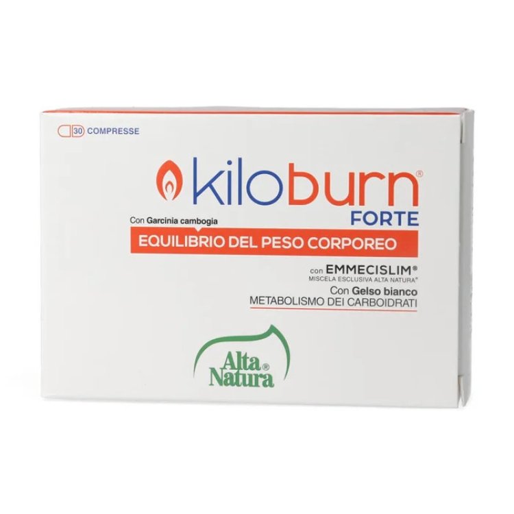 Alta natura Kiloburn Forte Integratore Controllo Peso Metabolismo 30 Compresse