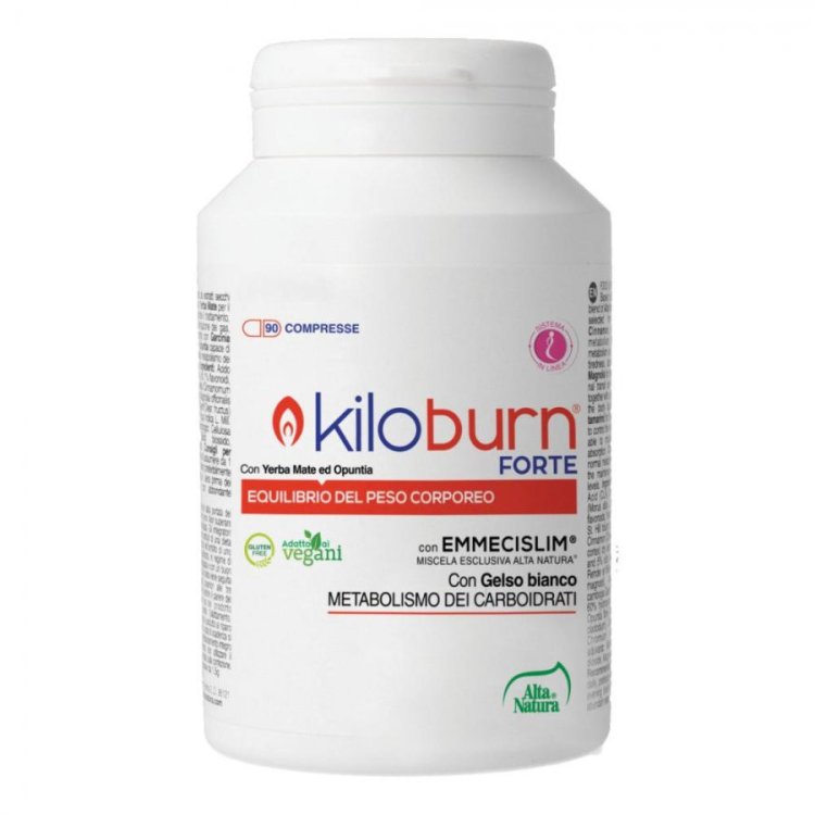 Alta Natura Kiloburn Forte Integratore Metabolismo Controllo Peso 90 Compresse