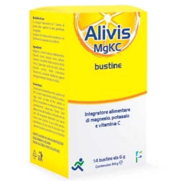 Farfarma Alivis MGKC Integratore Magnesio Potassio Vitamina C 14 bustine