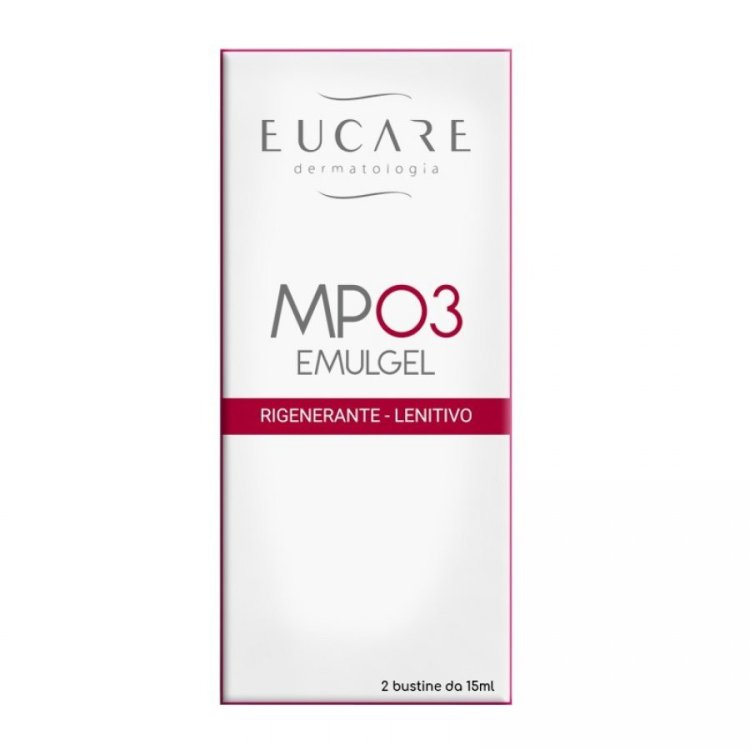 Eucare MPO3 Emulgel rigenerante lenitivo idratante 2 bustine da 15ml