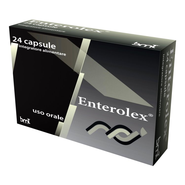 Bmt Pharma Enterolex Integratore Probiotici Vitamine B per Flora Intestinale 24 Capsule