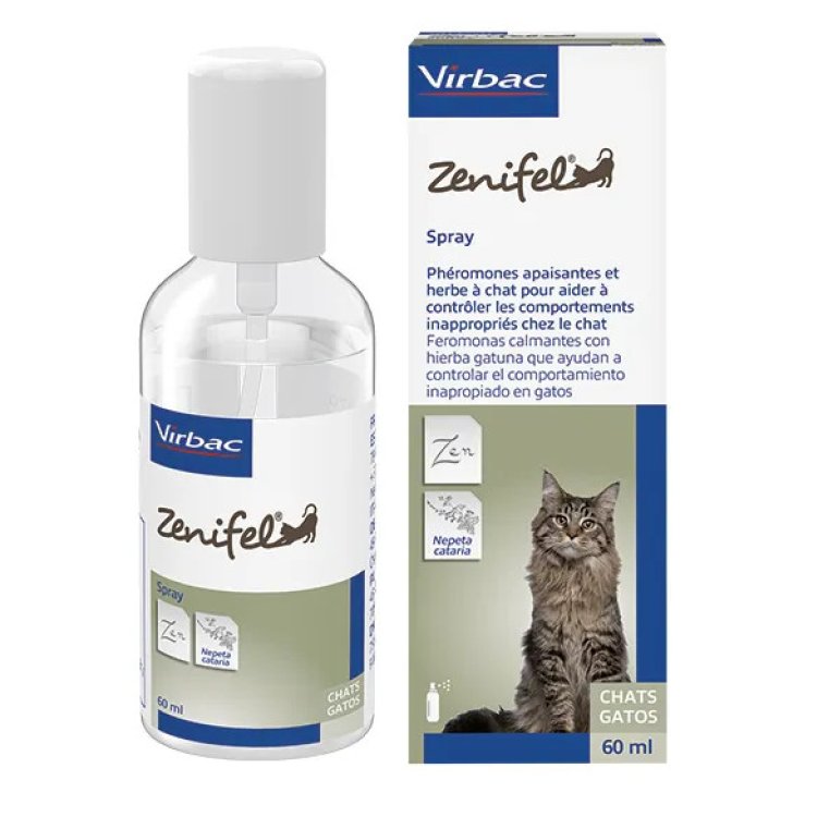 Virbac Zenifel Spray Feromoni Calmanti Gatti Antistress 60 ml
