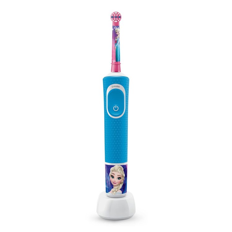 Oral-B Kids Frozen Spazzolino Elettrico Ricaricabile con Adesivi