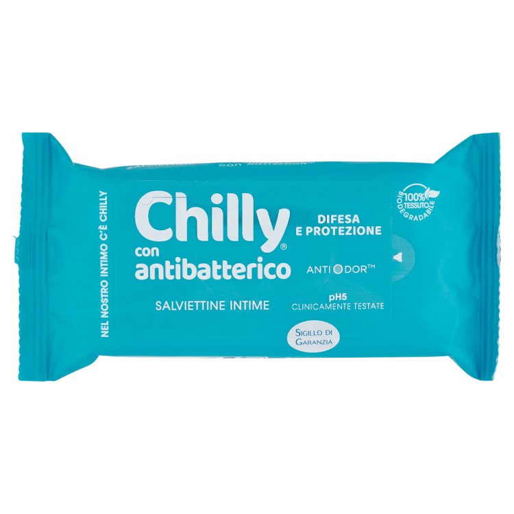 Chilly Salviettine Intime Antibatteriche Igiene Intima 12pz