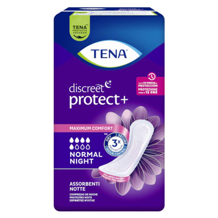 Tena Discreet Normal Night Assorbenti Incontinenza 10 Pezzi