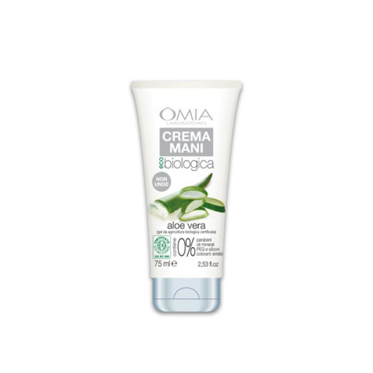 Omia Laboratori Crema Mani Aloe Vera Idratante per Mani Secche 75 ml Omia Laboratori Crema Mani Aloe Vera Idratante per Mani Secche 75 ml