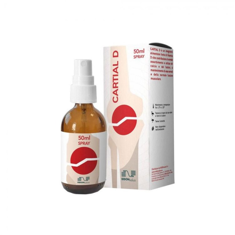 Domuspharma Cartial D Integratore Vitamina D Spray Sublinguale Vegano 50ml