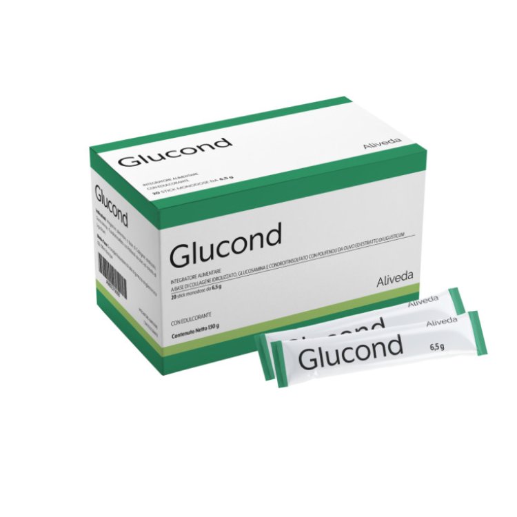 Laboratori Aliveda Glucond Integratore Alimentare per Articolazioni in 20 Stick Monodose