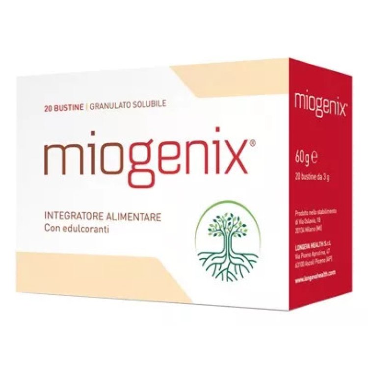Longeva Health Miogenix Integratore Antiossidante in Bustine