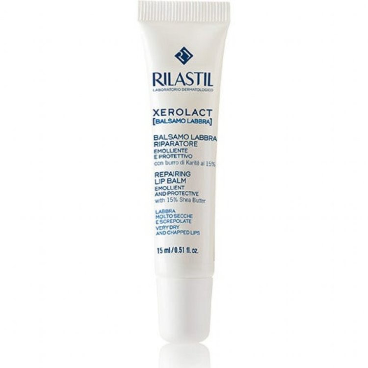 Rilastil Xerolact Balsamo Labbra Riparatore Nutriente Labbra Secche 15ml