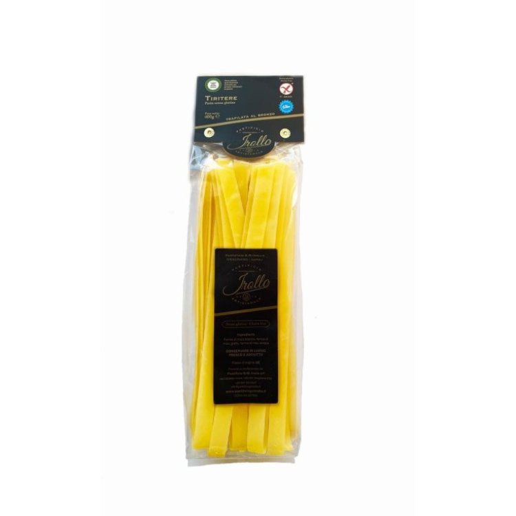 Irollo Tiritere Pasta Senza Glutine con Farina di Mais e Riso 400g Irollo Tiritere Pasta Senza Glutine con Farina di Mais e Riso 400g