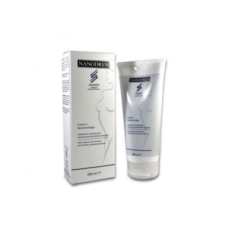 Sowelo Nanodren Crema Anticellulite Corpo Rassodante Senza Glutine 200ml