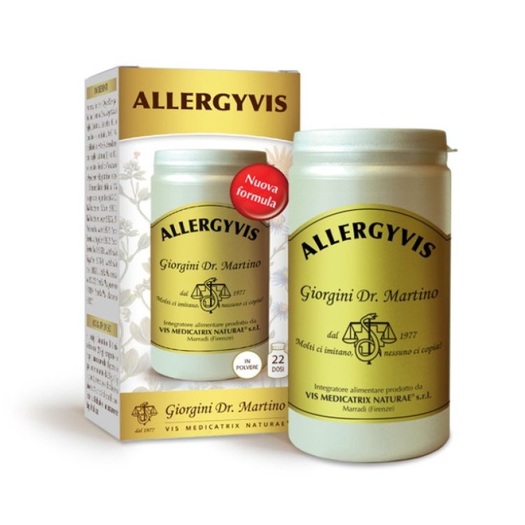 Giorgini Allergyvis Integratore Erbe Vitamine Sistema Respiratorio Polvere 100g Giorgini Allergyvis Integratore Erbe Vitamine Sistema Respiratorio Polvere 100g