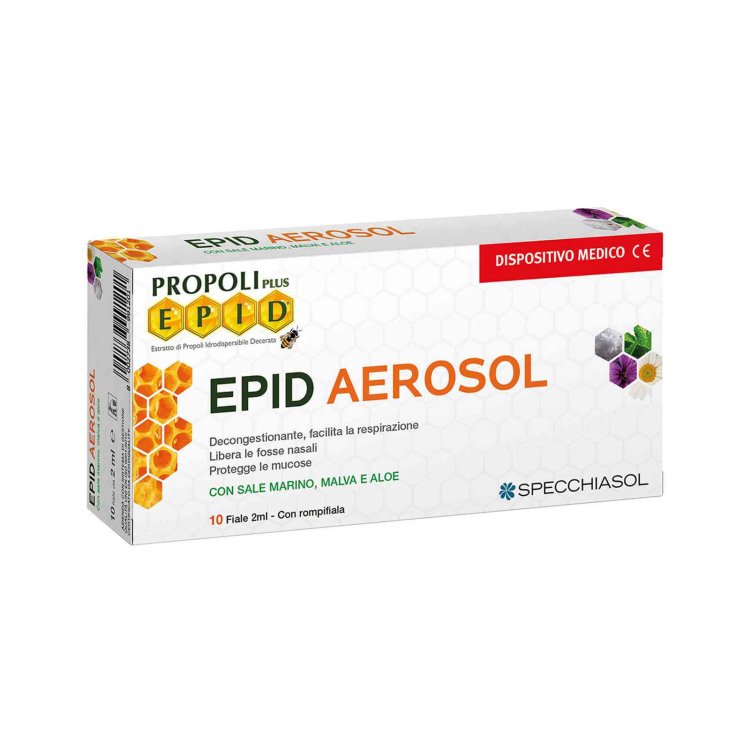Specchiasol Epid Aerosol Dispositivo Medico Raffreddore 10 Fiale 2ml