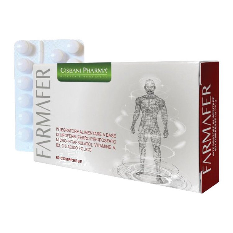 Farmac Farmafer Integratore di Ferro con Vitamine, 60 Compresse