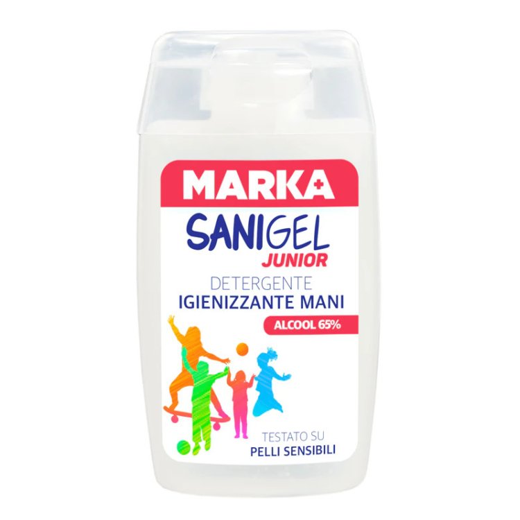 Marka Sanigel Junior Gel Igienizzante Mani Pelli Sensibili 100ml 65% Alcool