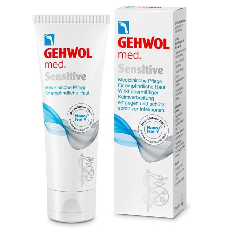 Gehwol Med Sensitive Crema per Pelli Sensibili Lenitiva e Idratante 75ml