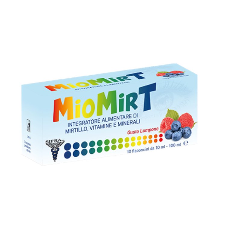 Sifra Miomirt Integratore per Vista Riduce Affaticamento Visivo 10 Flaconcini