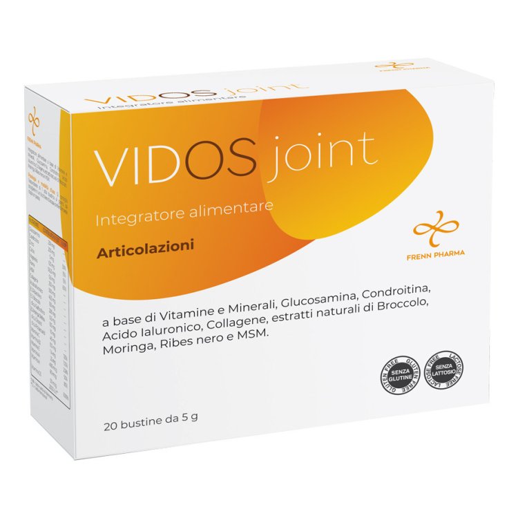 Vidos Joint Integratore Benessere Articolare Senza Glutine 20 Bustine