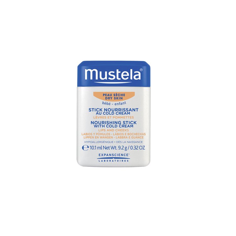Mustela Hydra Stick CC Balsamo Labbra e Viso Neonati Protezione Freddo e Vento 9.2g