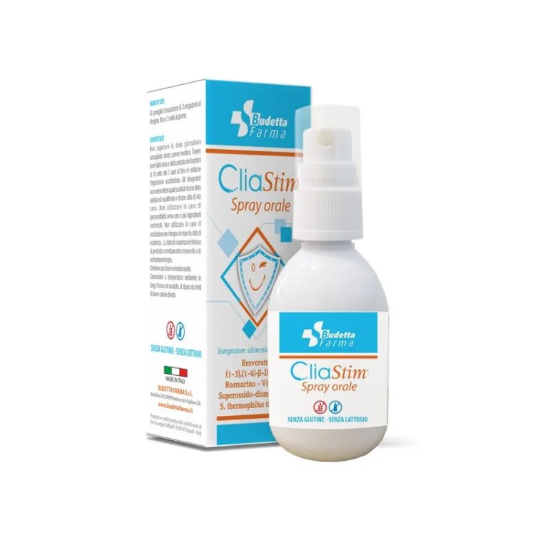 Budetta Farma Cliastim Integratore Sistema Immunitario Vitamina C Spray Orale 20ml Budetta Farma Cliastim Integratore Sistema Immunitario Vitamina C Spray Orale 20ml