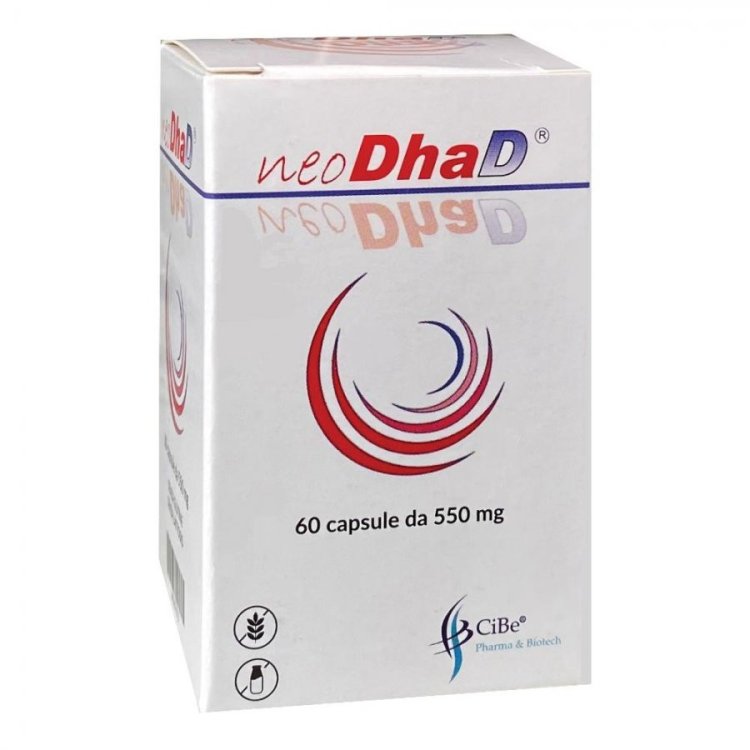 Cibe Pharma Neodhad Integratore DHA Vitamina D3 E Funzione Cerebrale 60 Capsule