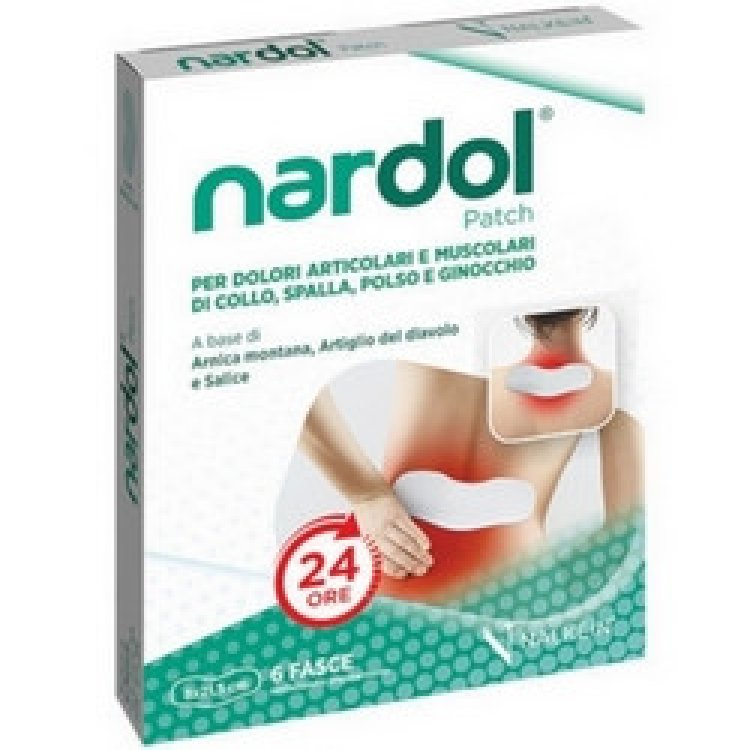 Nalkein Nardol Patch Cerotti Autoriscaldanti per Dolori Muscolari e Articolari 6 Fasce