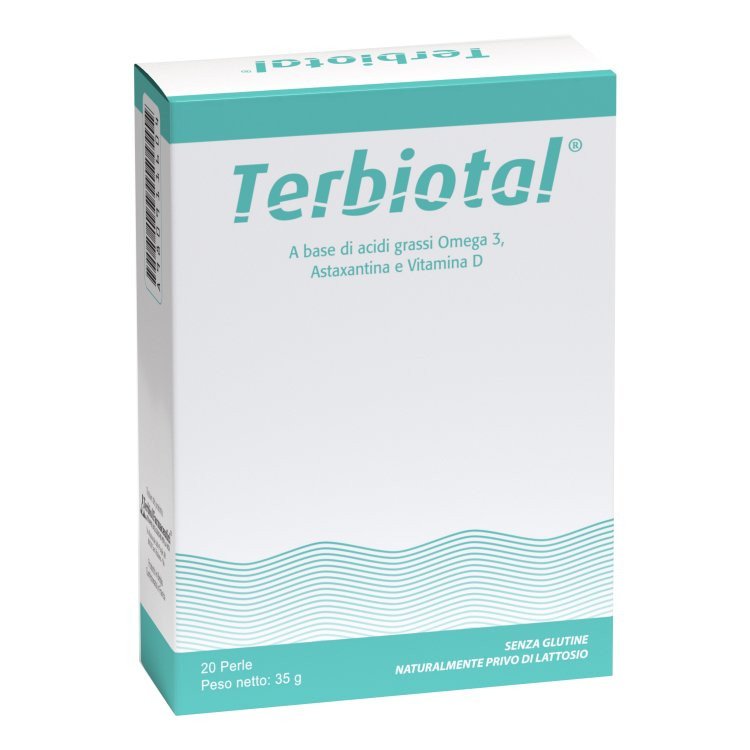 Terbiol Terbiotal Integratore Omega 3, Astaxantina e Vitamina D3 - 20 Perle