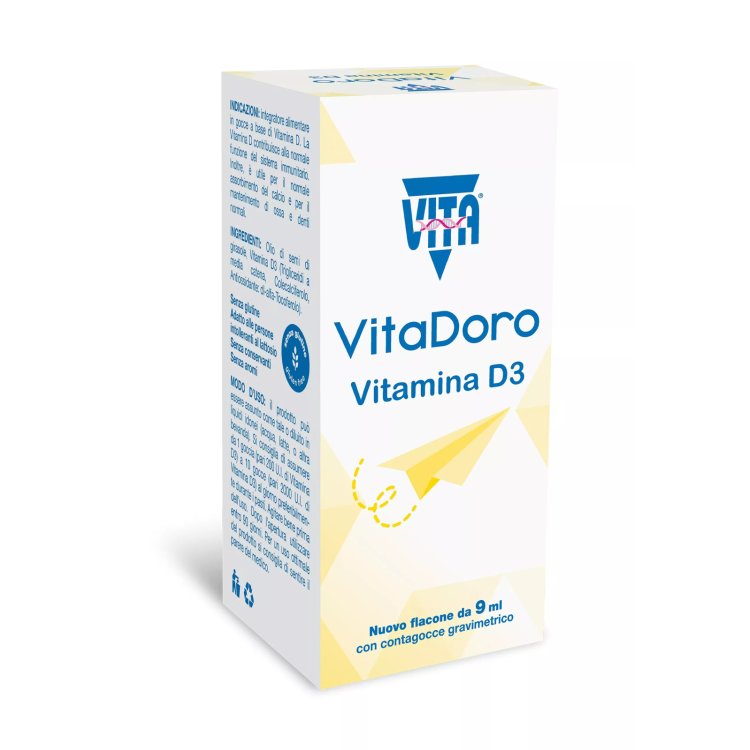 Difass Vitadoro Gocce Integratore Alimentare di Vitamina D 9ml