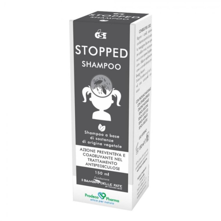 Gse Stopped Shampoo Antipidocchi Preventivo Vegano Senza Siliconi 150ml