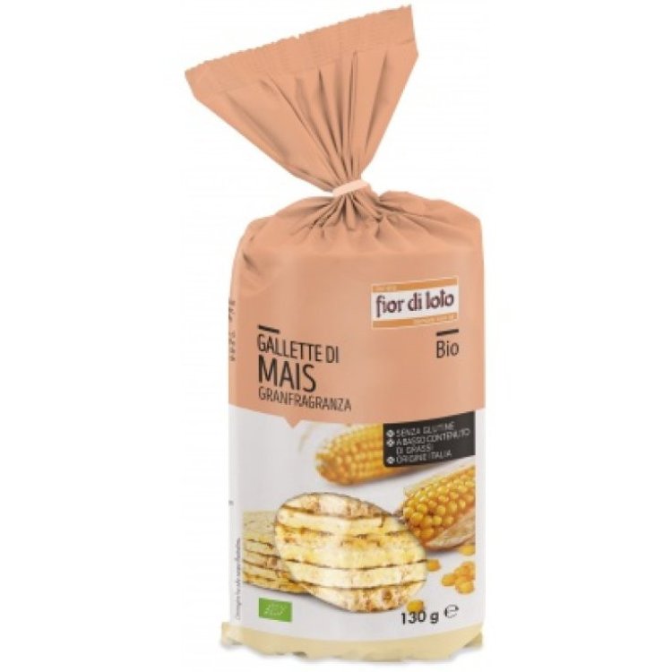 Fior di Loto Gallette di Mais Granfragranza Biologiche Senza Glutine 150g