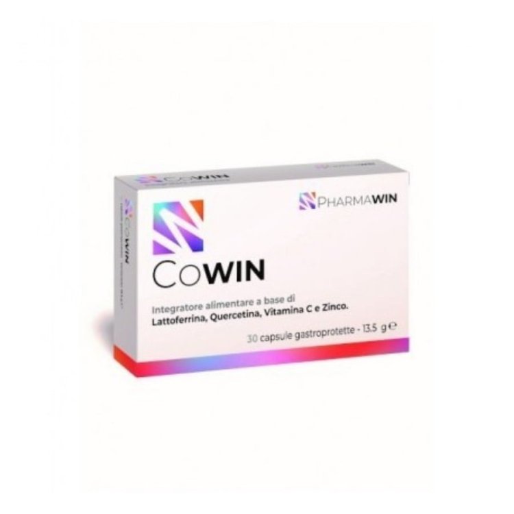 Pharmawin Cowin Integratore per Sistema Immunitario in Capsule Gastroprotette