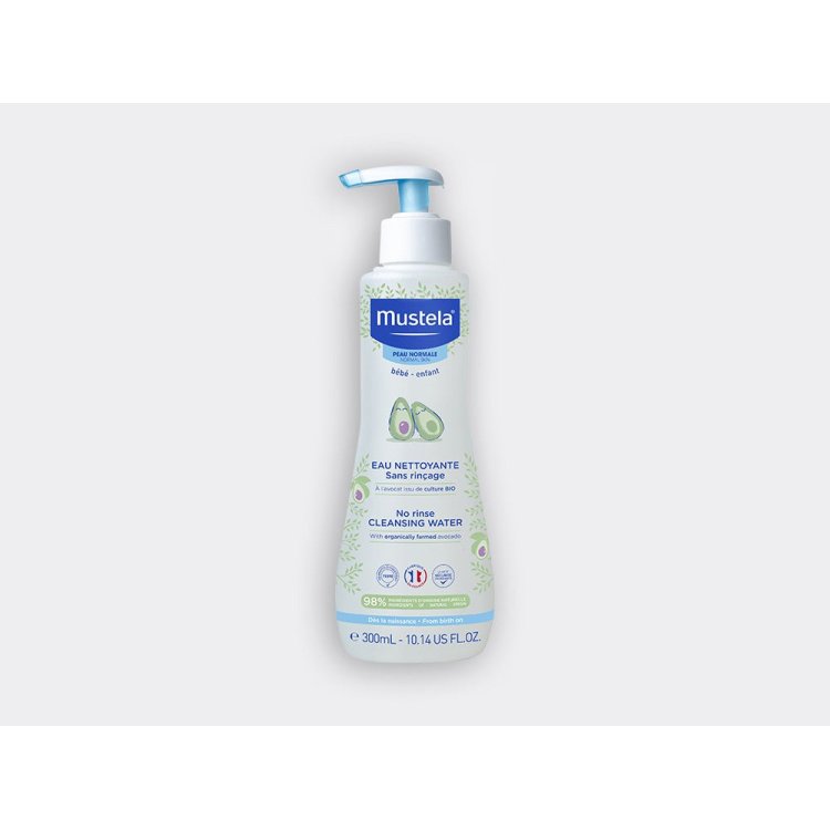 Mustela Fluido Detergente Senza Risciacquo Viso e Corpo Neonati 300ml