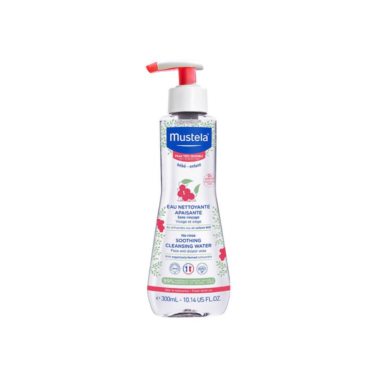 Mustela Fluido Detergente Lenitivo Senza Risciacquo per Pelli Ipersensibili 300 ml