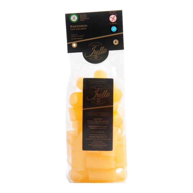 Irollo Paccheri Pasta Senza Glutine di Mais e Riso 400g