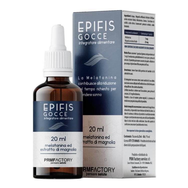 PRM Factory Epifis Gocce Integratore per Sonno - 20ml
