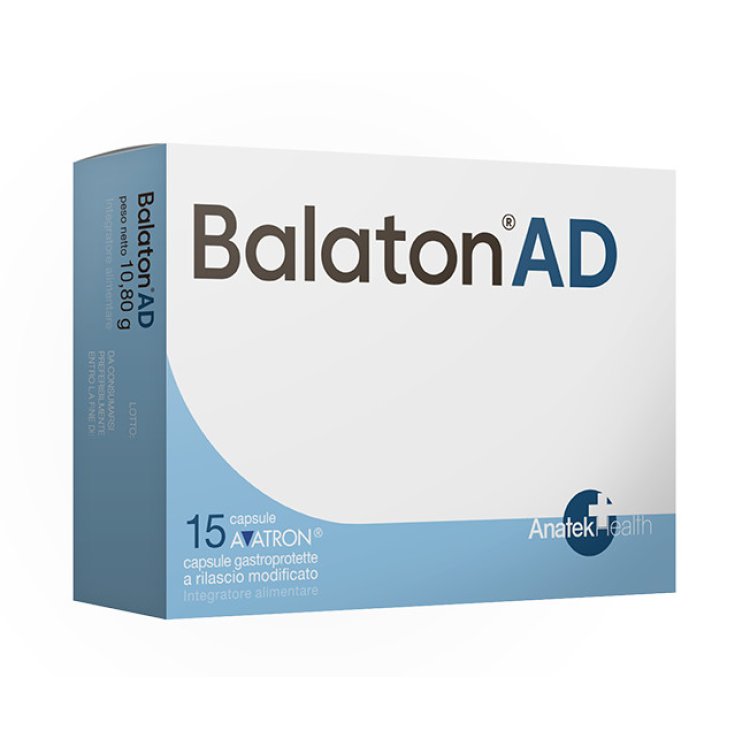 Anatek Health Balaton AD Capsule, Integratore per Depressione, Ansia, Stress, 15pz