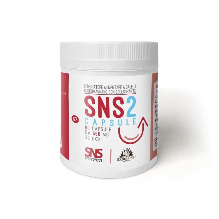 Erbenobili SNS2 Integratore Alimentare per Regolarit&agrave; Intestinale, 60 Capsule