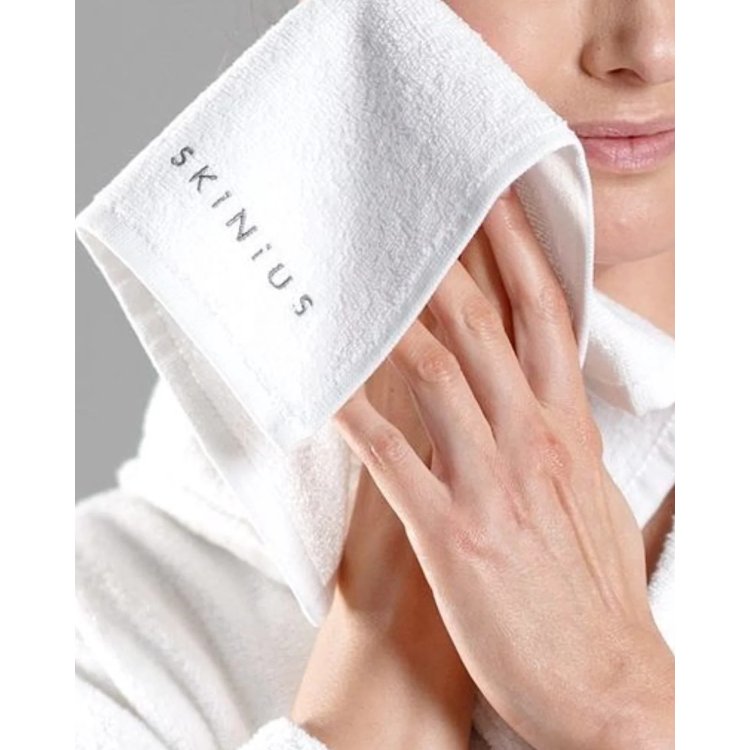 Skinius Delika Mini Asciugamano Struccante Viso in Cotone, Set da 7