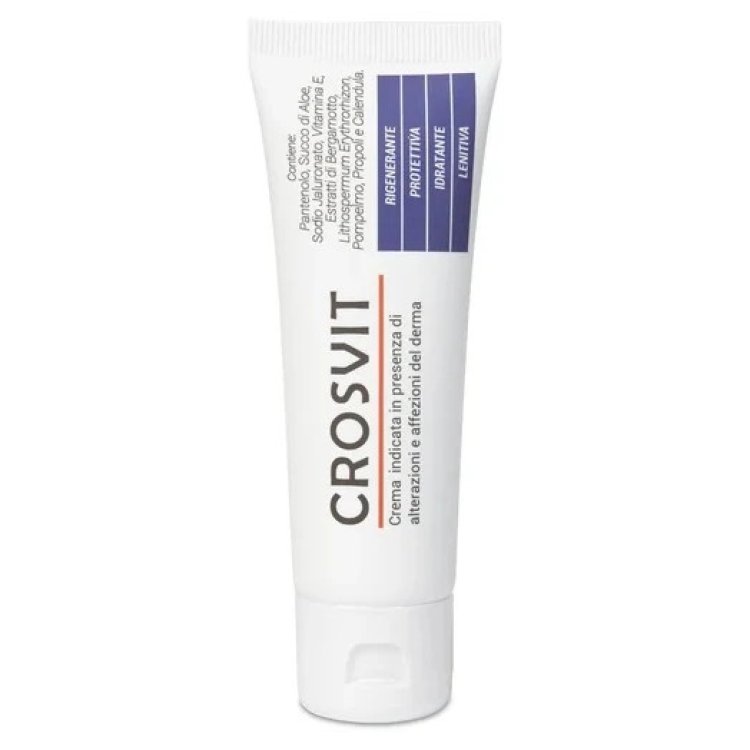 Wellvit Crosvit Crema Dermatologica Lenitiva, Idratante 50ml