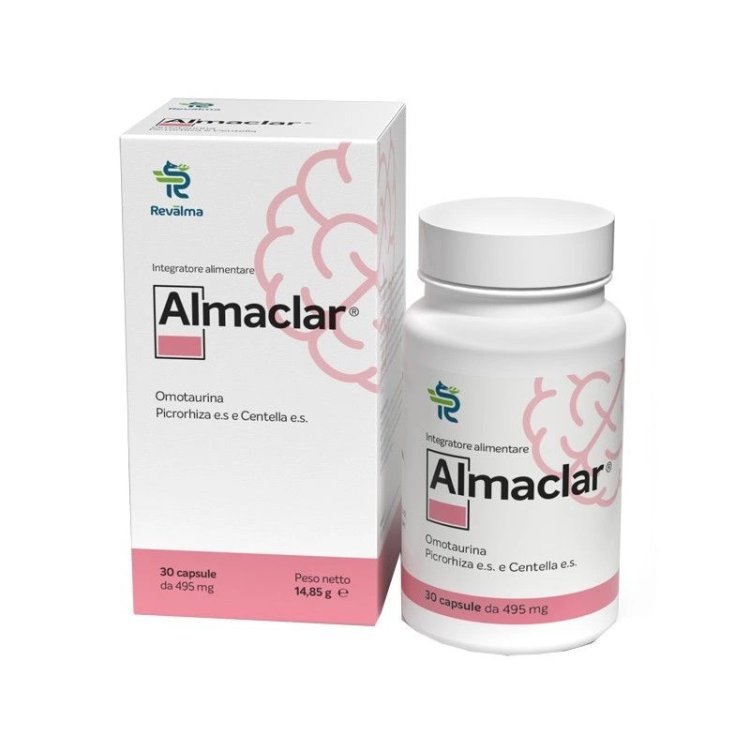 Revalma Almaclar Integratore Alimentare per Memoria 30 Capsule