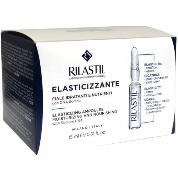 Rilastil Elasticizzante Fiale Viso Corpo Tonificante Idratante 10x1.5ml