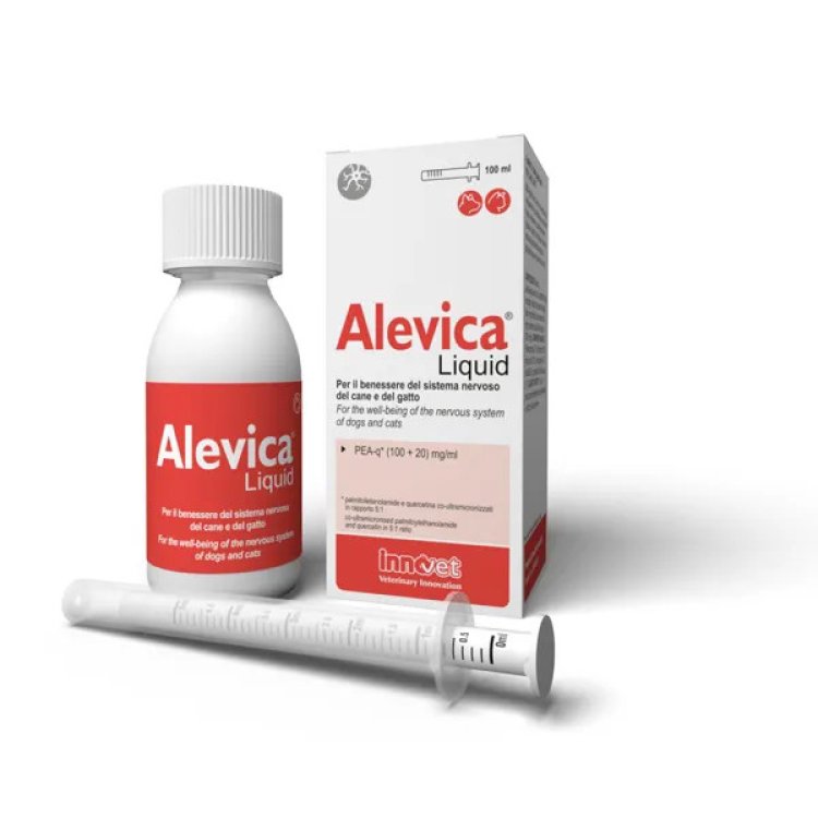 Innovet Alevica Liquid Mangime Complementare Sistema Nervoso Cani Gatti 100ml
