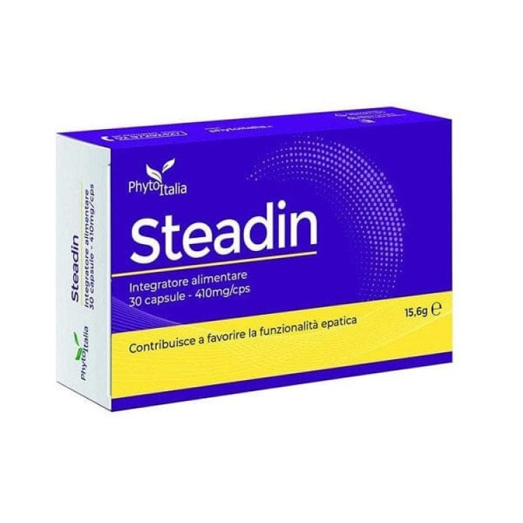 Phytoitalia Steadin Integratore Alimentare per Funzione Epatica 30 Capsule