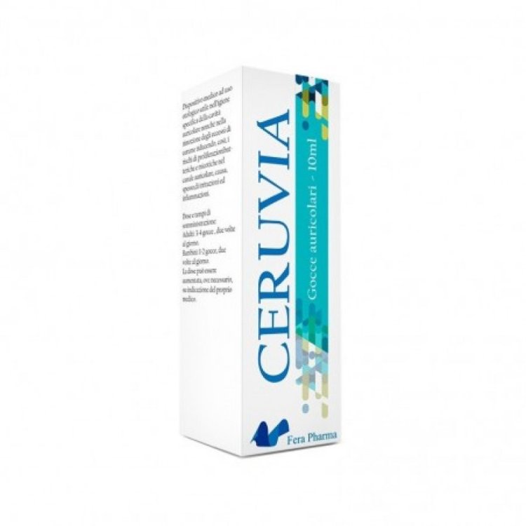 Fera Pharma Ceruvia Gocce Auricolari Rimozione Cerume Igiene 10ml Fera Pharma Ceruvia Gocce Auricolari Rimozione Cerume Igiene 10ml