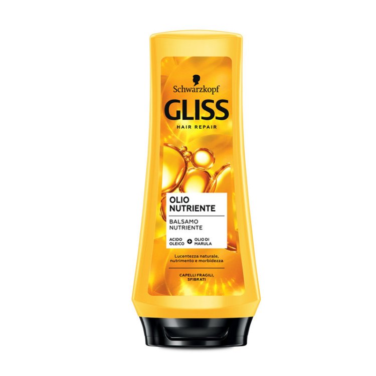 Gliss Oil Nutritive Balsamo Nutriente per Capelli Fragili 200 ml