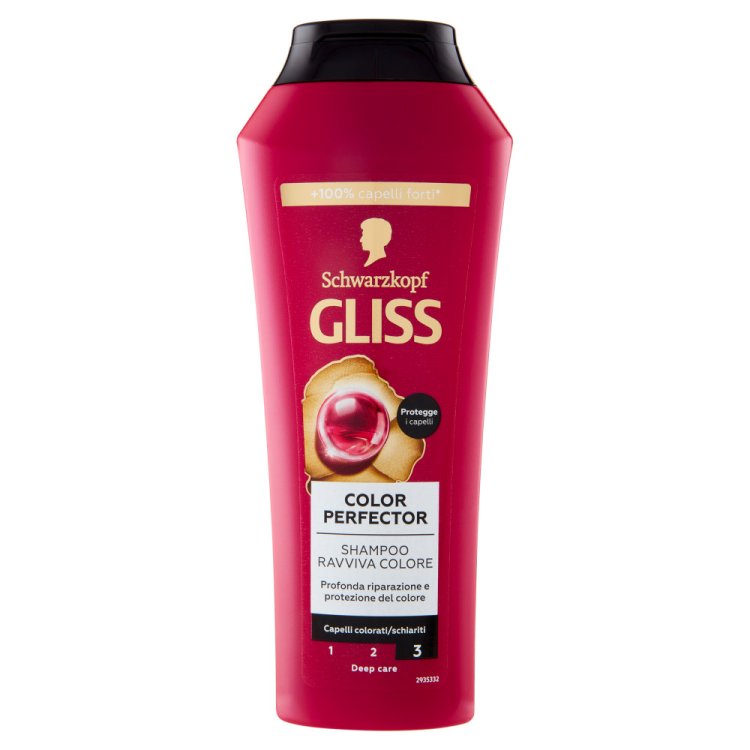 Gliss Color Perfector Shampoo Ravviva Colore Capelli Colorati 250 ml