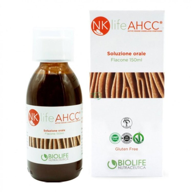 Nutraceutica Biolife NKLIFE AHCC Integratore Supporto Immunitario 150ml