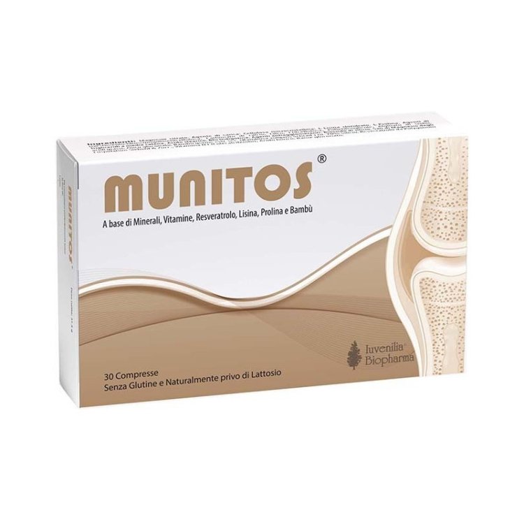 Iuvenilia Biopharma Munitos Integratore Magnesio Zinco Rame per Capelli Unghie 30 Compresse Iuvenilia Biopharma Munitos Integratore Magnesio Zinco Rame per Capelli Unghie 30 Compresse